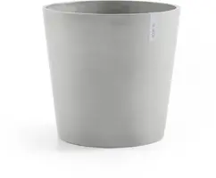 Ecopots kunststof bloempot amsterdam 50x44 cm witgrijs     - afbeelding 1