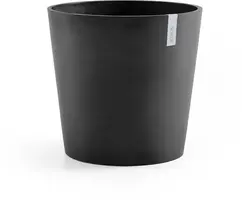 Ecopots kunststof bloempot amsterdam 60x54.8 cm donker grijs     - afbeelding 1