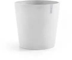 Ecopots kunststof bloempot amsterdam 60x54.8 cm puurwit     - afbeelding 1