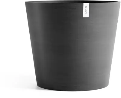 Ecopots kunststof bloempot amsterdam 70x61.3 cm donkergrijs     - afbeelding 1