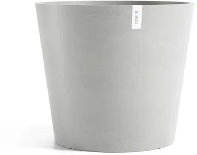 Ecopots kunststof bloempot amsterdam 70x61.3 cm witgrijs     - afbeelding 1