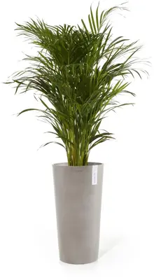 Ecopots kunststof bloempot amsterdam hoog 41.5x76.8 cm taupe     - afbeelding 2