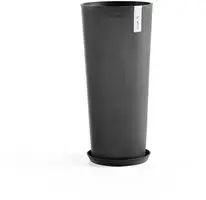 Ecopots kunststof bloempot amsterdam hoog 41.5x76 cm grijs     - afbeelding 1