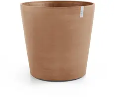 Ecopots kunststof bloempot amsterdam met wielen 80x74.2 cm terracotta     - afbeelding 1