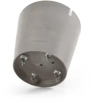 Ecopots kunststof bloempot amsterdam met wielen 80x74.2 cm taupe     - afbeelding 6