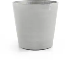 Ecopots kunststof bloempot amsterdam met wielen 80x74.2 cm wit grijs     - afbeelding 3