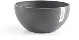 Ecopots kunststof bloempot brussels 35x16.5 cm grijs     - afbeelding 1