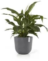 Ecopots kunststof bloempot oslo 35x30.5 cm grijs - afbeelding 2