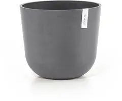 Ecopots kunststof bloempot oslo 35x30.5 cm grijs - afbeelding 5