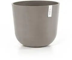 Ecopots kunststof bloempot oslo 35x30.5 cm taupe - afbeelding 6
