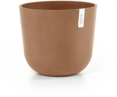 Ecopots kunststof bloempot oslo 35x30.5 cm terracotta - afbeelding 1