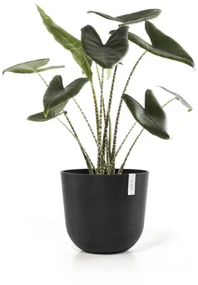 Ecopots kunststof bloempot oslo 45x39.2 cm donkergrijs - afbeelding 9