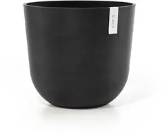 Ecopots kunststof bloempot oslo 45x39.2 cm donkergrijs    