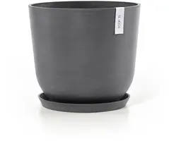 Ecopots kunststof bloempot oslo 45x39.2 cm grijs - afbeelding 4