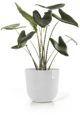 Ecopots kunststof bloempot oslo 45x39.2 cm puurwit - afbeelding 8