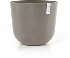 Ecopots kunststof bloempot oslo 45x39.2 cm taupe - afbeelding 6