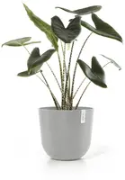Ecopots kunststof bloempot oslo 45x39.2 cm witgrijs - afbeelding 6