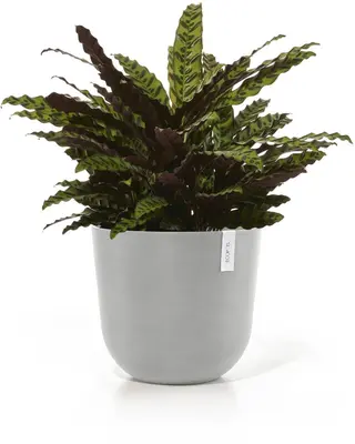Ecopots kunststof bloempot oslo 45x39.2 cm witgrijs - afbeelding 5