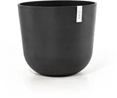 Ecopots kunststof bloempot oslo 55x48.5 cm donkergrijs    