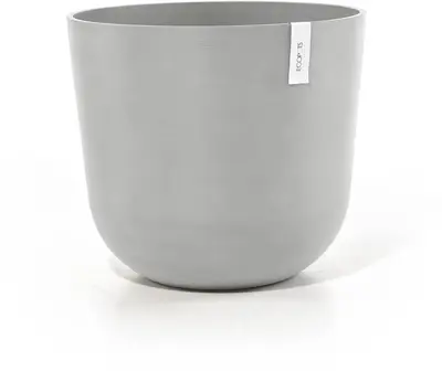 Ecopots kunststof bloempot oslo 55x48.5 cm grijs     - afbeelding 1
