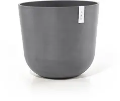 Ecopots kunststof bloempot oslo 55x48.5 cm grijs - afbeelding 1