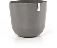 Ecopots kunststof bloempot oslo 55x48.5 cm taupe    