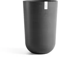Ecopots kunststof bloempot oslo hoog 35x51.5 cm donkergrijs - afbeelding 1