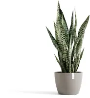 Ecopots kunststof bloempot stockholm 23.3x17.6 cm taupe     - afbeelding 5