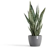 Ecopots kunststof bloempot stockholm 23x17.6 cm grijs     - afbeelding 2