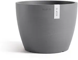 Ecopots kunststof bloempot stockholm 23x17.6 cm grijs     - afbeelding 1