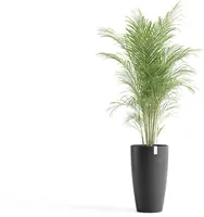 Ecopots kunststof bloempot stockholm 35x60 cm donkergrijs     - afbeelding 3