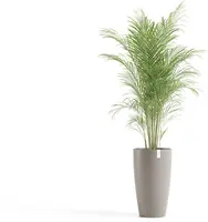 Ecopots kunststof bloempot stockholm 35x60 cm taupe     - afbeelding 4