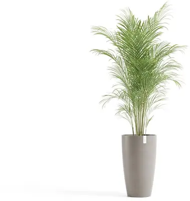 Ecopots kunststof bloempot stockholm 35x60 cm taupe     - afbeelding 2