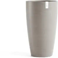 Ecopots kunststof bloempot stockholm 35x60 cm taupe     - afbeelding 1
