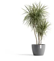 Ecopots kunststof bloempot stockholm 40x30 cm grijs     - afbeelding 2