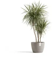 Ecopots kunststof bloempot stockholm 40x30 cm taupe     - afbeelding 2