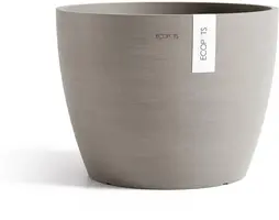 Ecopots kunststof bloempot stockholm 45x34 cm taupe     - afbeelding 1