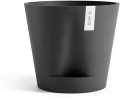 Ecopots kunststof bloempot venice 2 40.2x35.7 cm donkergrijs     - afbeelding 1