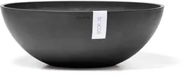 Ecopots kunststof bloempot vienna 50x18 cm donkergrijs     - afbeelding 1