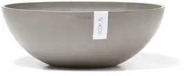 Ecopots kunststof bloempot vienna 50x18 cm taupe     - afbeelding 1