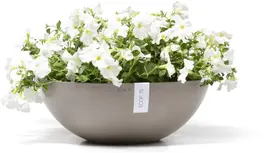 Ecopots kunststof bloempot vienna 50x18 cm taupe     - afbeelding 7