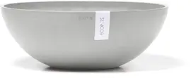 Ecopots kunststof bloempot vienna 50x18 cm witgrijs     - afbeelding 1