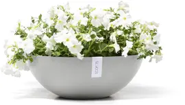 Ecopots kunststof bloempot vienna 50x18 cm witgrijs     - afbeelding 7