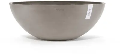 Ecopots kunststof bloempot vienna 70x25.3 cm taupe     - afbeelding 1