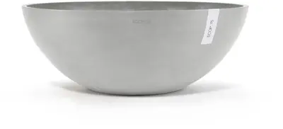Ecopots kunststof bloempot vienna 70x25.3 cm witgrijs     - afbeelding 1