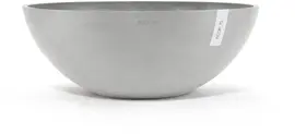 Ecopots kunststof bloempot vienna 70x25.3 cm witgrijs     - afbeelding 1