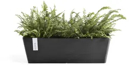 Ecopots kunststof plantenbak bruges 45x17x17 cm donkergrijs     - afbeelding 7