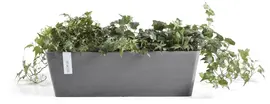 Ecopots kunststof plantenbak bruges 45x17x17 cm grijs     - afbeelding 2