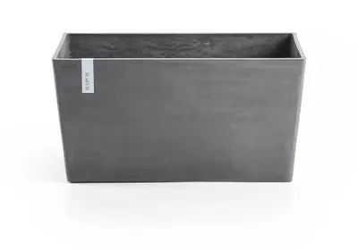 Ecopots kunststof plantenbak paris 100x32x49cm grijs     - afbeelding 1