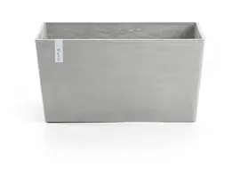 Ecopots kunststof plantenbak paris 100x32x51cm witgrijs     - afbeelding 3